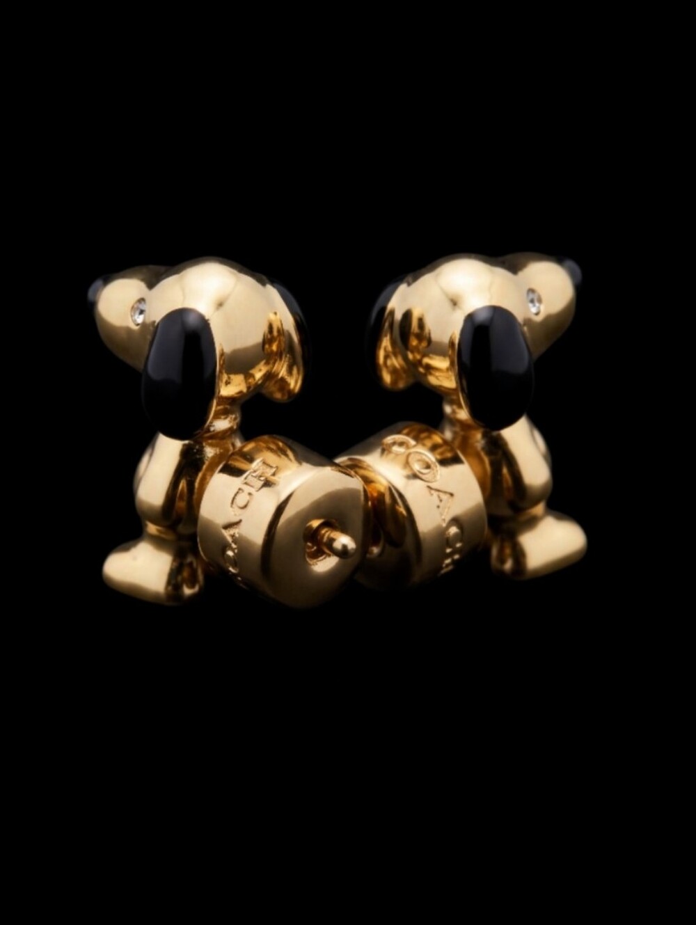 Coach x Peanuts Snoopy Stud Earrings